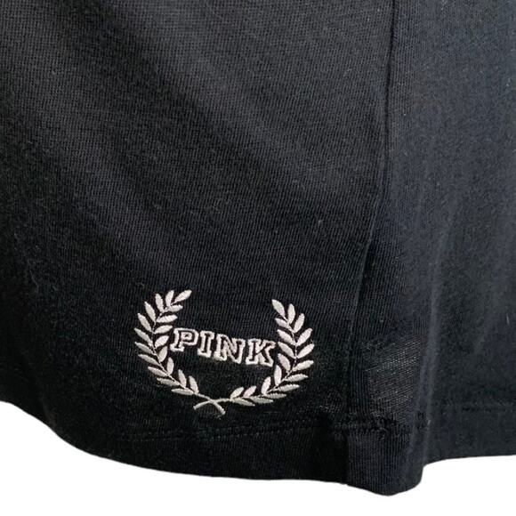 PINK VS Women's Sz XS Palm Leaf Logo High Neck Razor Back Tank - Picture 4 of 7